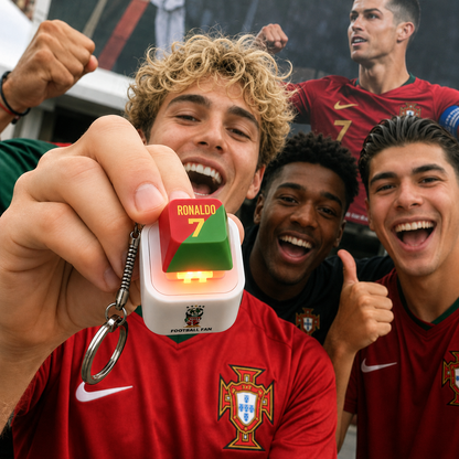 SIUU Soccer Celebration Sound & Light Keychain